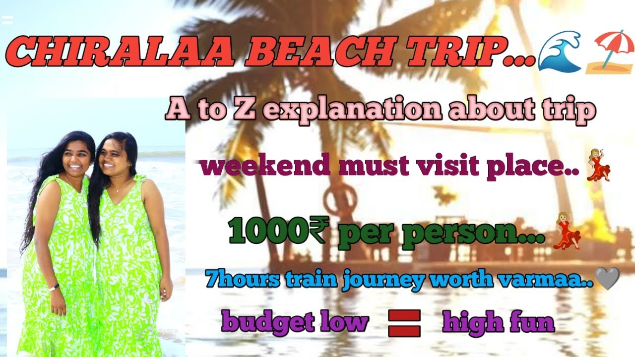 Chirala beach have a fun with your loved one..🩶🌊