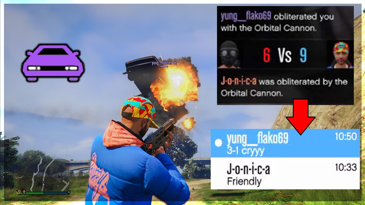 Outsmarting a Griefer Troll Who Thinks I'm An Easy Target (Instant Regret) GTA Online