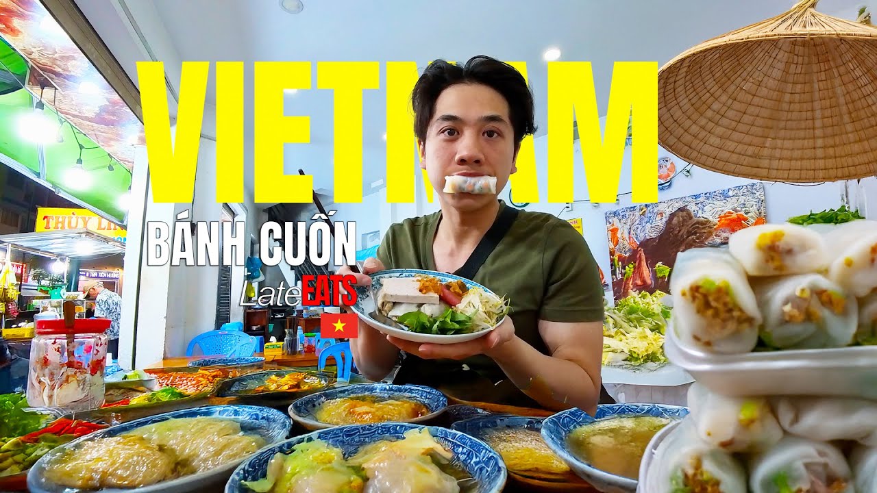 This Vietnamese Breakfast MELTS in Your Mouth 🤤 | Bánh Cuốn in Saigon