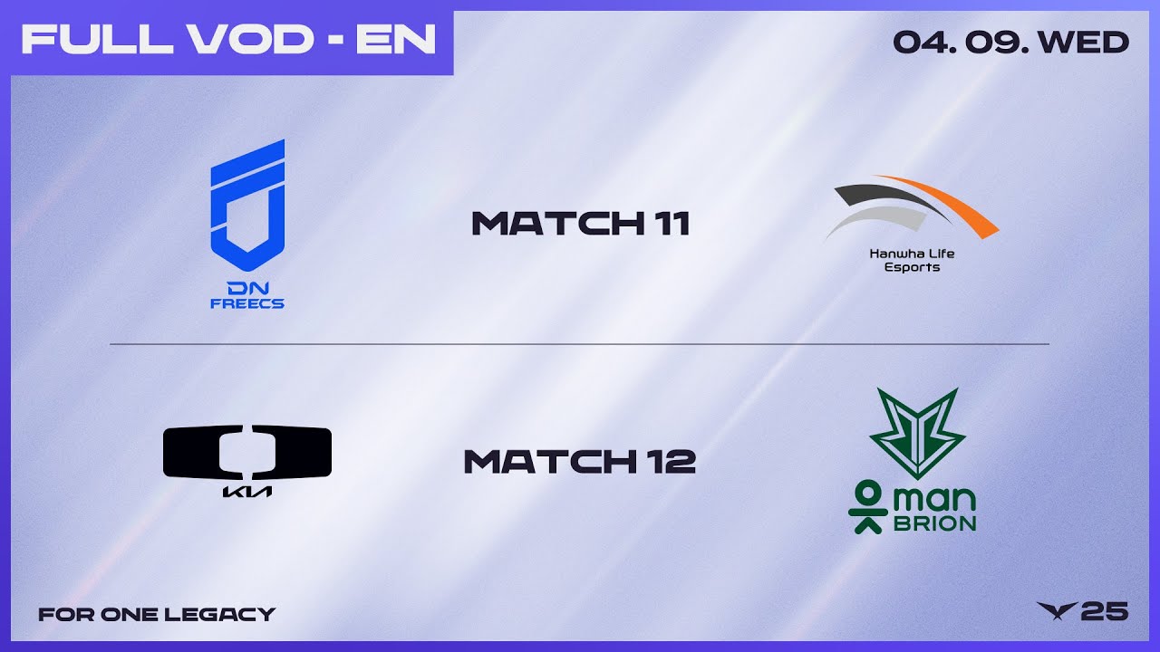 DNF vs HLE - DK vs BRO | 2025 LCK