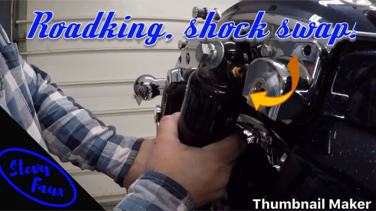 Out with the Ol&rsquo; Air shocks! And in with Harley Davidson Premium shock for the Roadking !