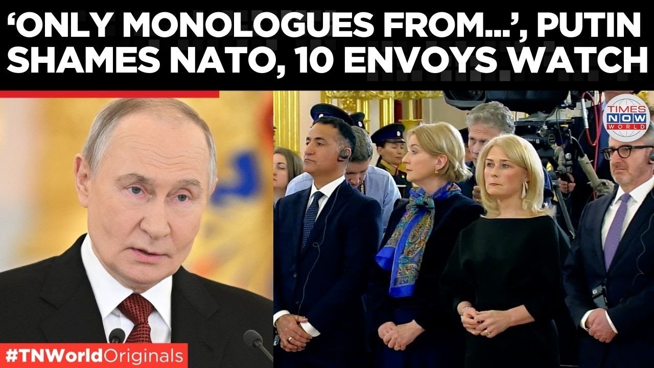 DIPLOMATIC TAKEDOWN: Putin Lectures Silent NATO Envoys in the Kremlin