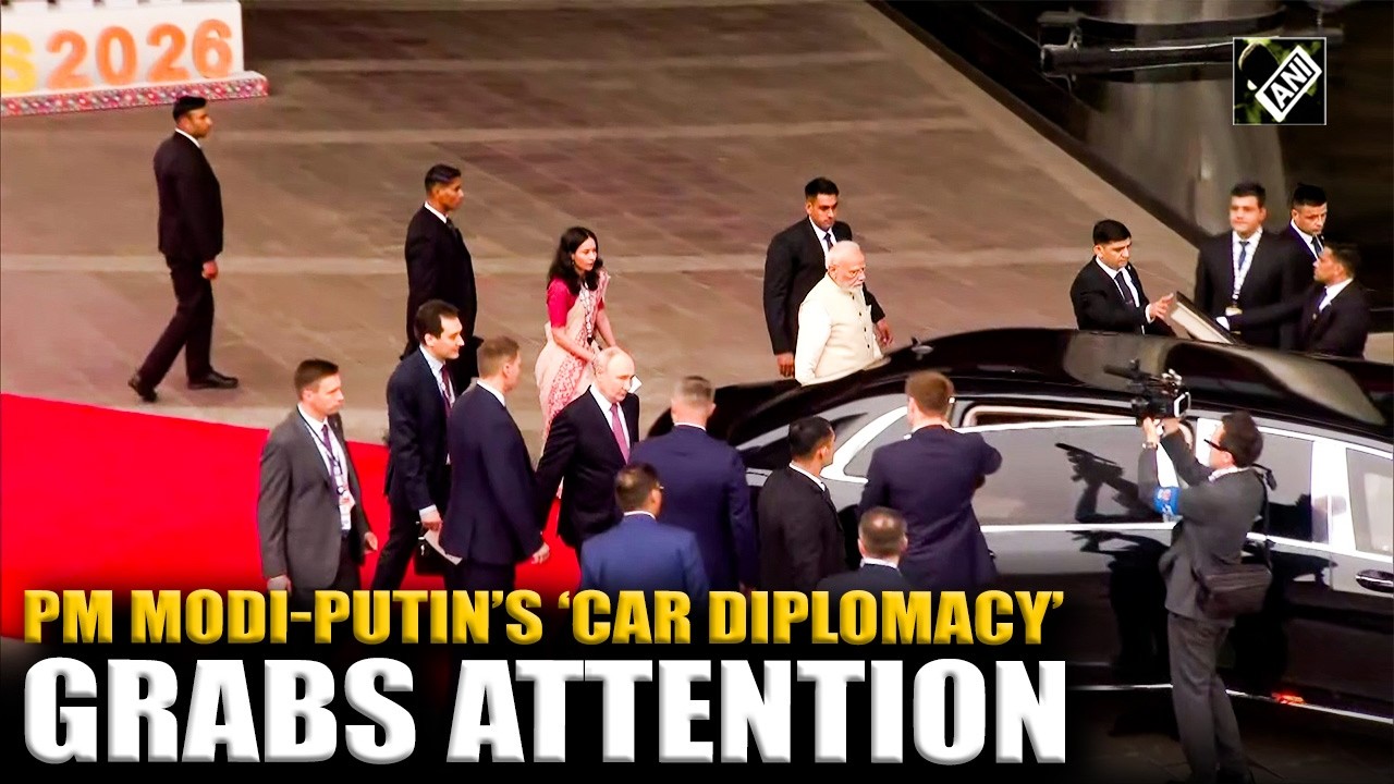 Car Diplomacy Begins: PM Modi, President Putin travel in the same car after bilateral talks