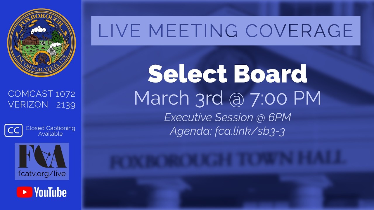 Select Board 3/3/26