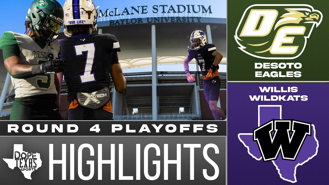 DeSoto vs Willis Highlights | North Texas vs South Texas | 6A DII Round 4 Playoffs | #txhsfb