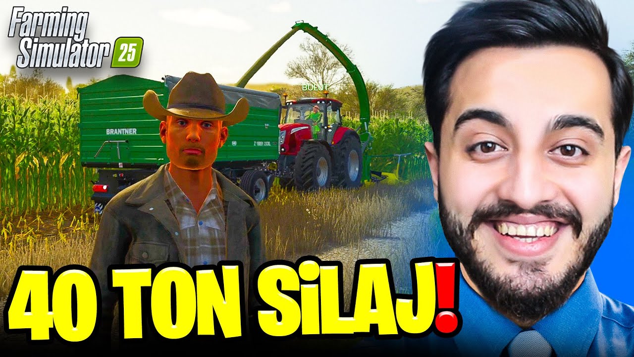 SONUNDA HAYVANLARIMIZ İÇİN SİLAJ YAPTIK! SAĞLIKLI TAM KARIŞIK TAHİN ÜRETTİK Farming Simülatör 25 #13