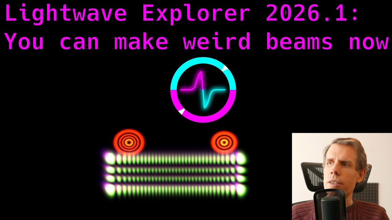 Lightwave Explorer 2026.1 Update: Complex input beams