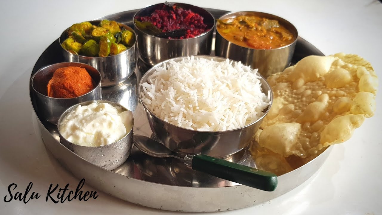 Veg Thali Meal in 30 minutes | 30-മിനിറ്റിൽ ഒരു അതിഥി സൽക്കാരം | Salu Kitchen