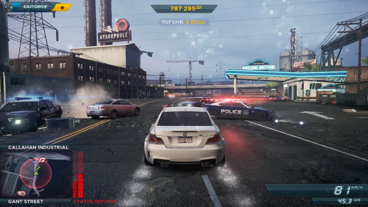 Need for Speed: Most Wanted 2012 - Типичная погоня