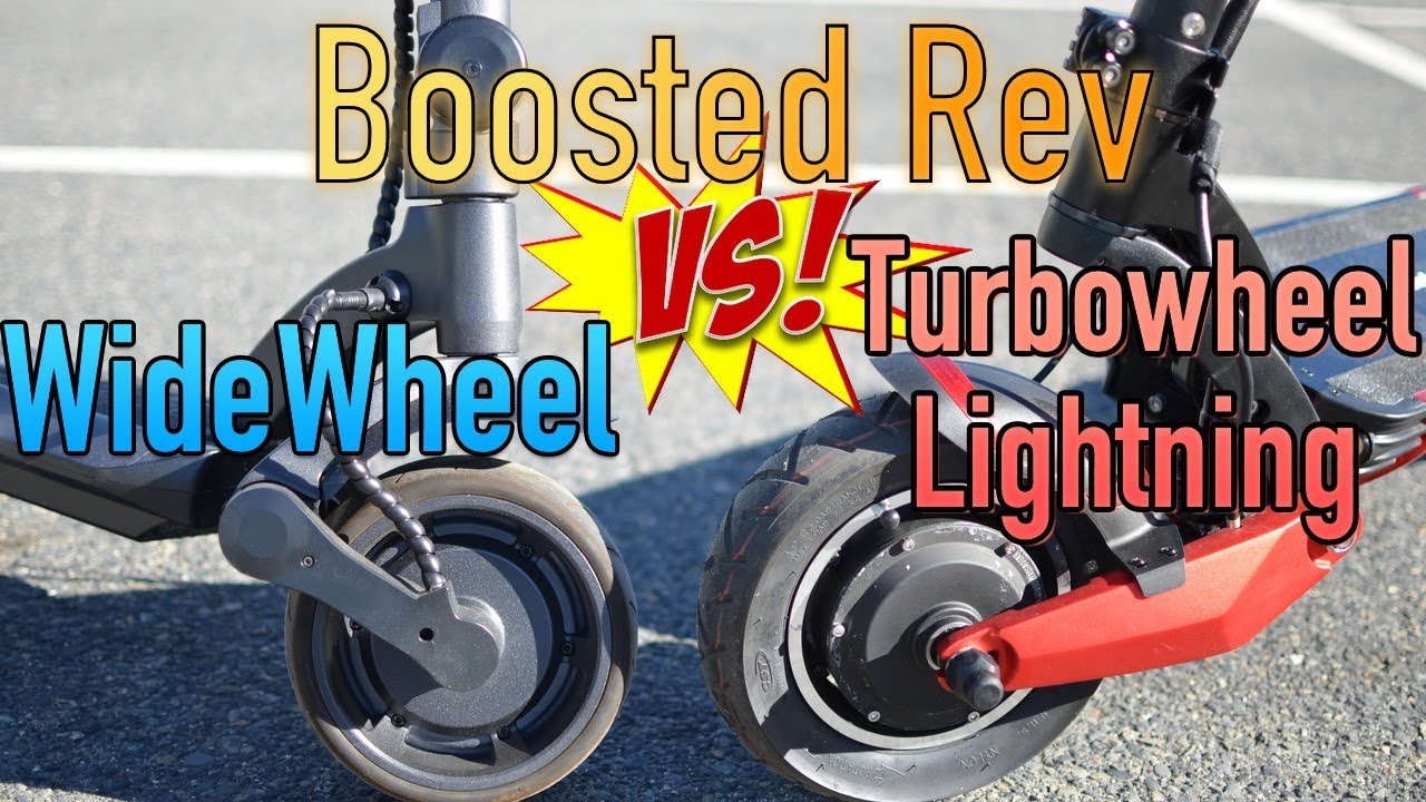 WideWheel Vs Boosted Vs Turbowheel Lightning: electric scooter review!