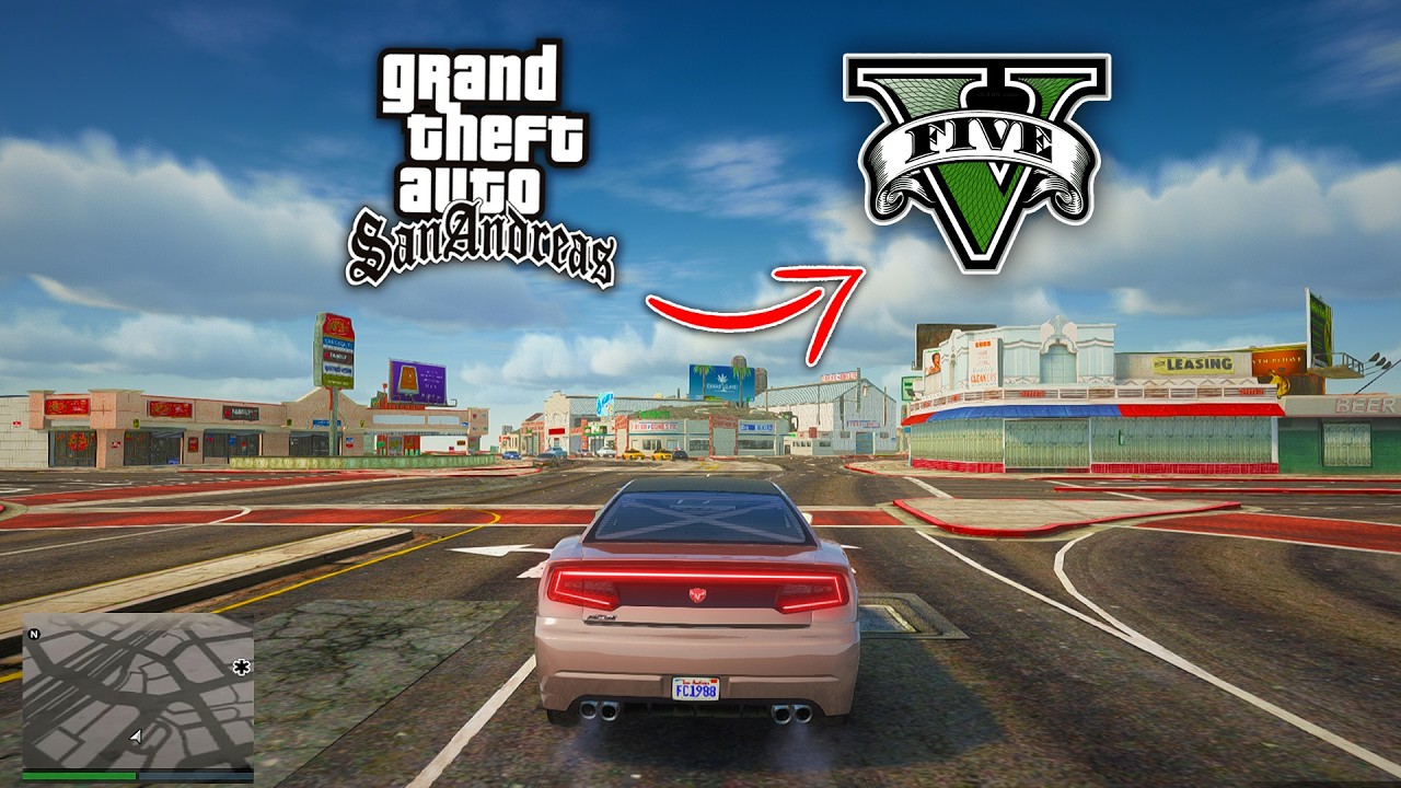 I TRANSFORMED GTA San Andreas into GTA 5! 🤯 (With INSANE Mods)