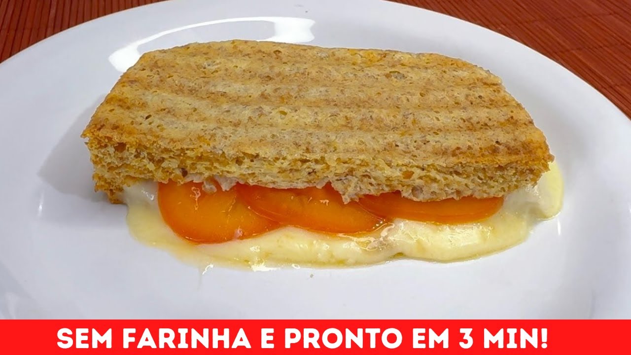 Só 3 MIN - PÃO DE LINHAÇA PERFEITO! Delicioso e SAUDÁVEL! Low Carb, Rico em Fibras e Muito Fofinho!