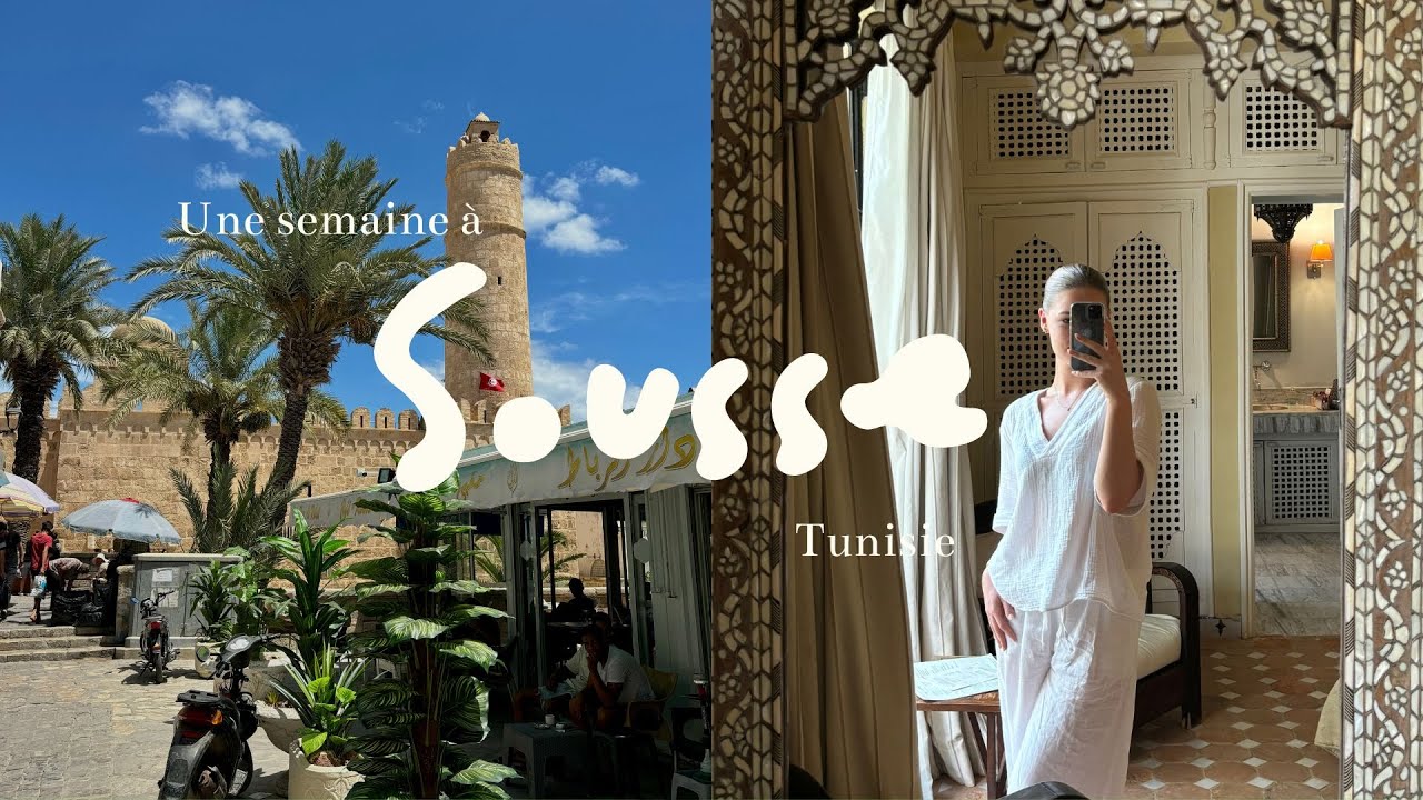 Une semaine à Sousse : Vlog Tunisie, Couscous chez la famille, Fricassé, Plage, Soirée rooftop...