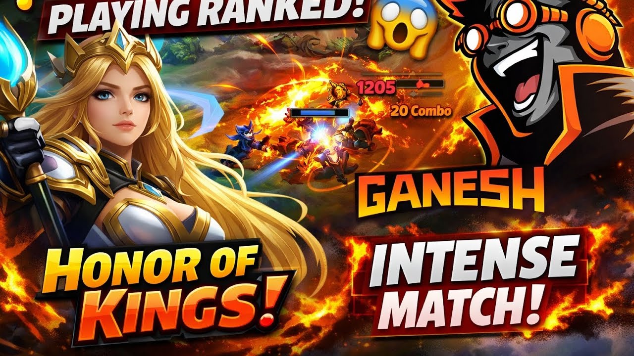 😲 First Time Playing Ranked in Honor of Kings! Intense Match