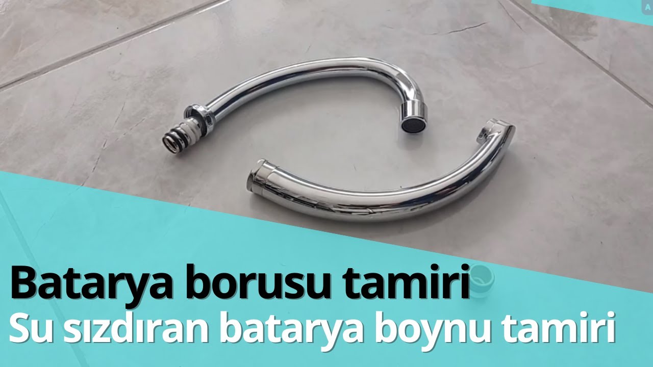 Borusundan su sızdıran batarya tamiri - Mutfak ve Lavabo musluğu su sızdırıyor ne yapmalı