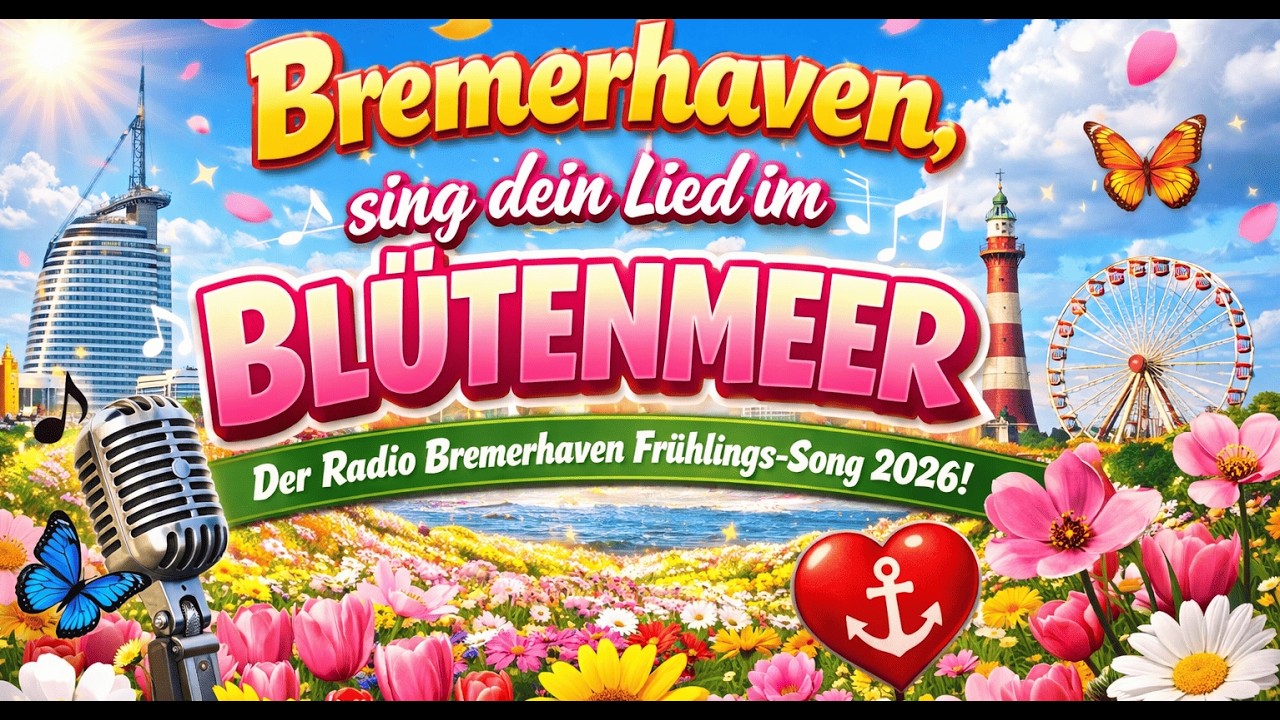 Bremerhaven, sing dein Lied im Blütenmeer - Der Radio Bremerhaven Frühlings-Song 2026 🎧
