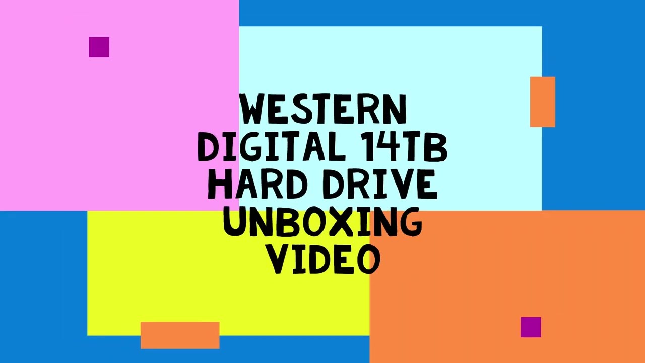 Western digital 14tb mybook hard drive unboxing