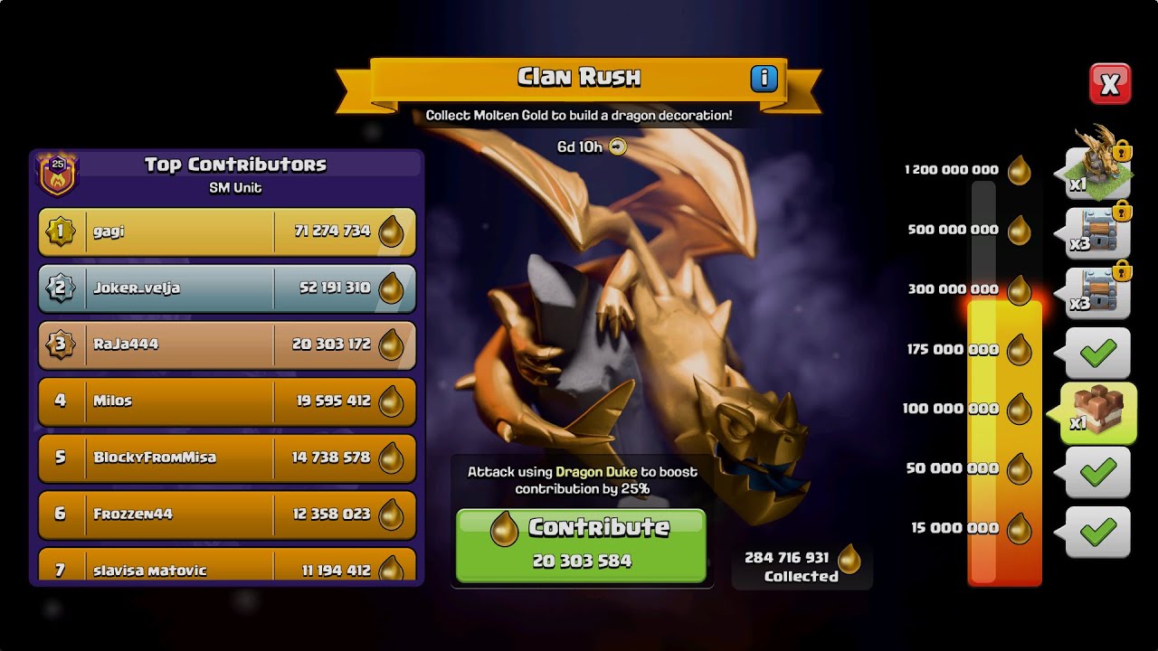 Clash of Clans : Veceras uzimamo sve nagrade XD Ocenjujemo baze!