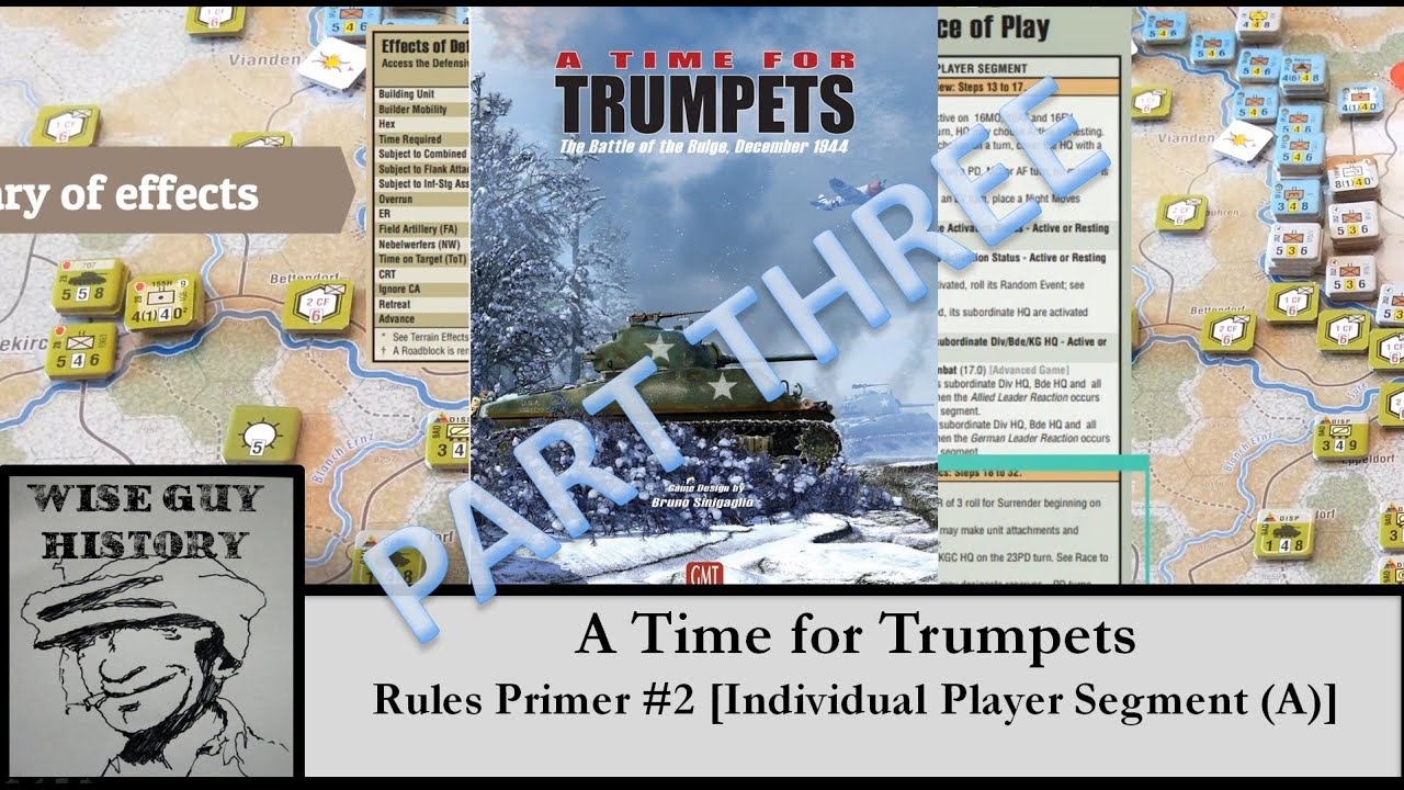 A Time for Trumpets - Rules Primer #3 [Individual Player Segment (HQs, Orders, Defences, Bridges)]
