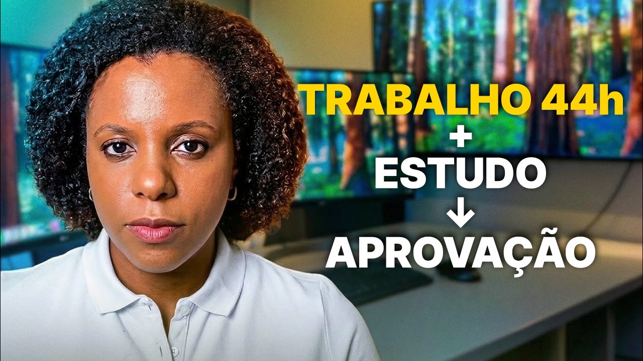 Como estudar 30 horas por semana trabalhando 44h (Estratégia realista)