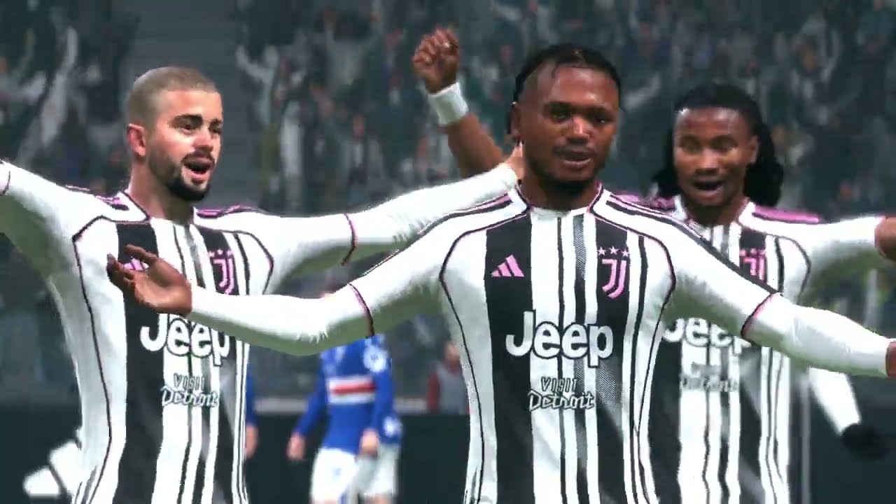 EA FC 26 PS5 Pro Openda leftfoot top corner goal Vs Sampdoria sliders V9 FUMA Legend Authentic 1.4.3