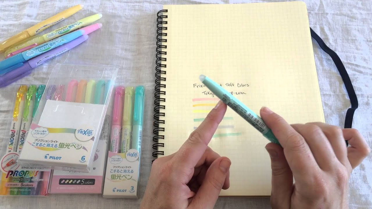 Erasable Frixion Light Soft Colors Sets