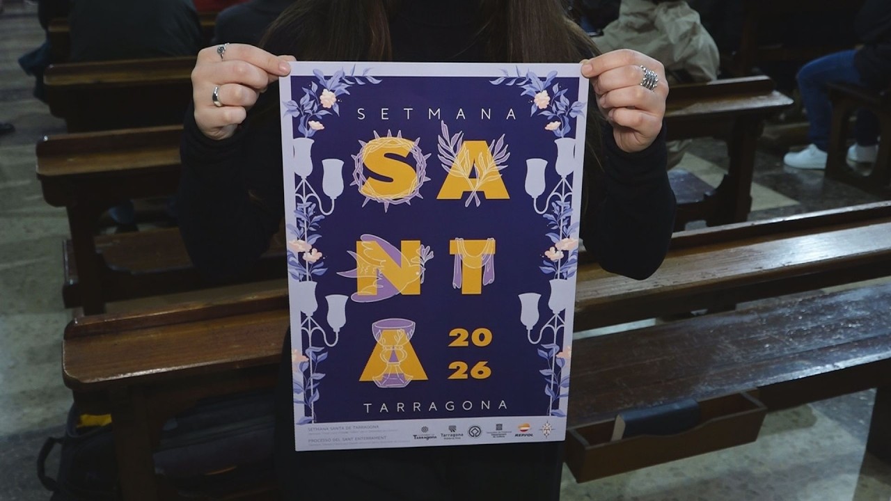 La Setmana Santa tarragonina estrena un cartell carregat de simbologia