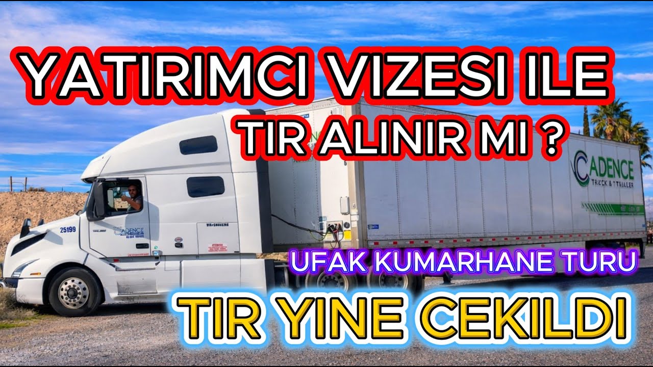Amerika'da Tir Soforlugu Yumuşak Çamura Saplandım !! Yatirimci Vizesi ? 