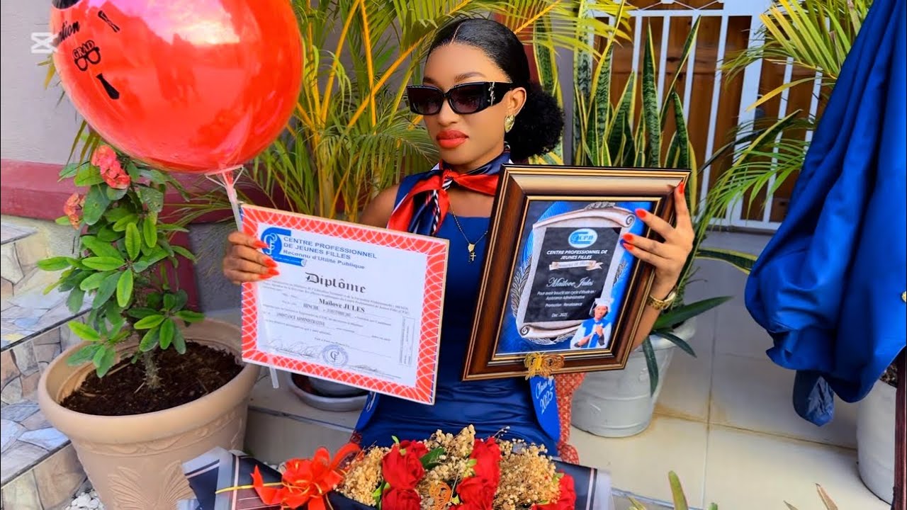 Vinn Gade Koman graduation Emma te pase anpil emosyon 
