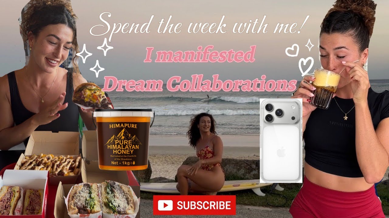 Spend the week with me! (NEW IPHONE, COLLABS, ARGUING WITH BF, SURFING, EATING, COFFEE!!)