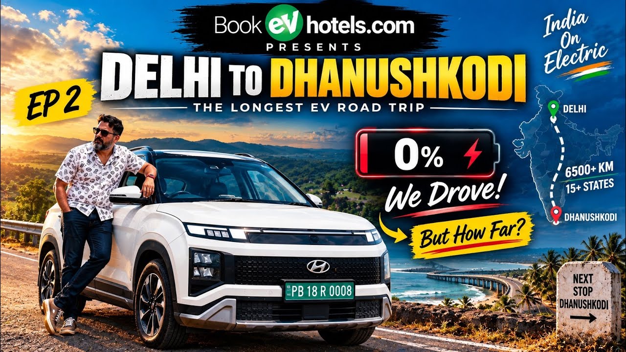Indore to Nanded in Hyundai Creta Electric | Charging Cost, Time & Range | Delhi to Dhanushkodi EP 2