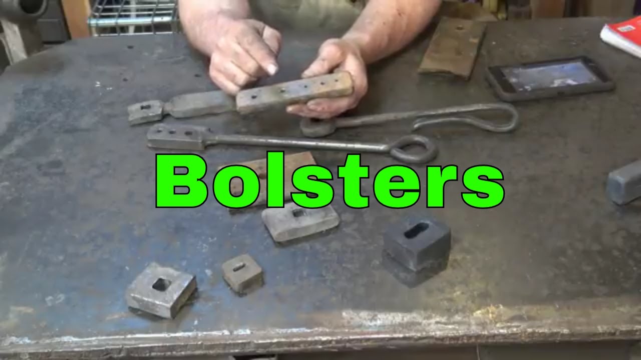 making and using a bolster- blacksmithing tools