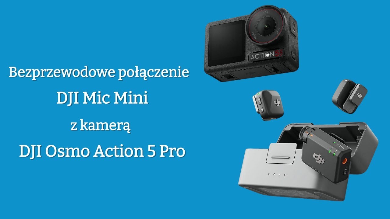 Jak bezprzewodowo połączyć mikrofony DJI Mic Mini z kamerą DJI Osmo Action 5 Pro | Poradnik