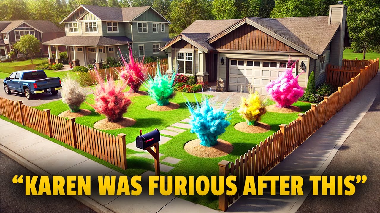 Karen Kept Trespassing So I Put in Mines That Explode Color Powder