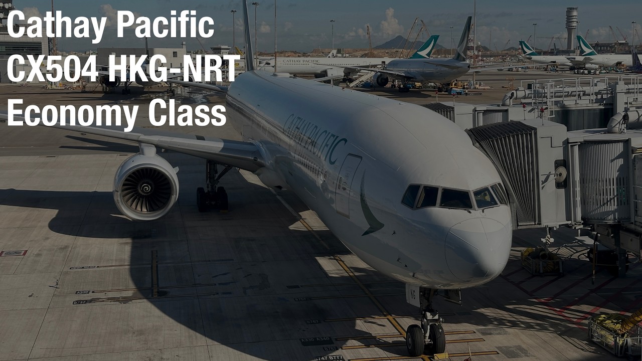 Cathay Pacific CX504 Hong Kong - Tokyo Narita Boeing 777-300 Regional Economy Class Flight Report