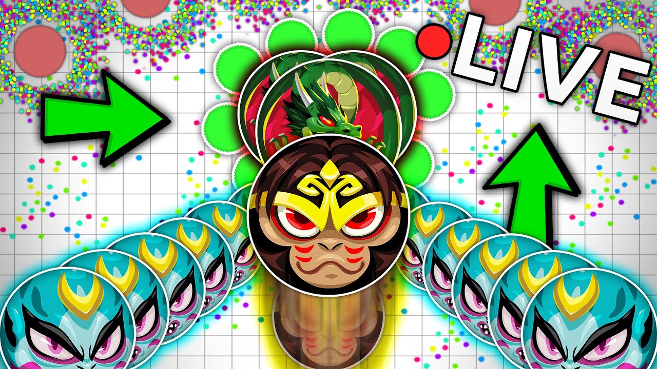 The OFFICIAL Agar.io Live Stream with special guests!