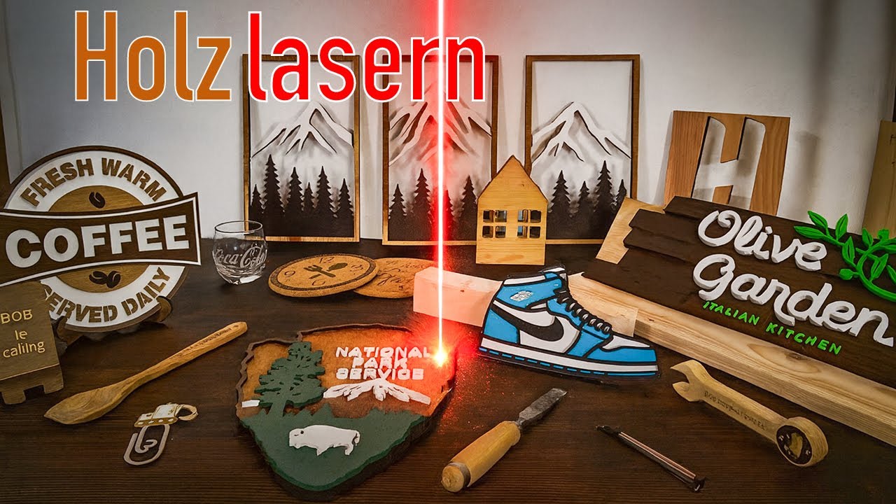Wofür einen Laser in der Holzwerkstatt nutzen? Gravuren und Schnitte für Deine Projekte. XTool S1