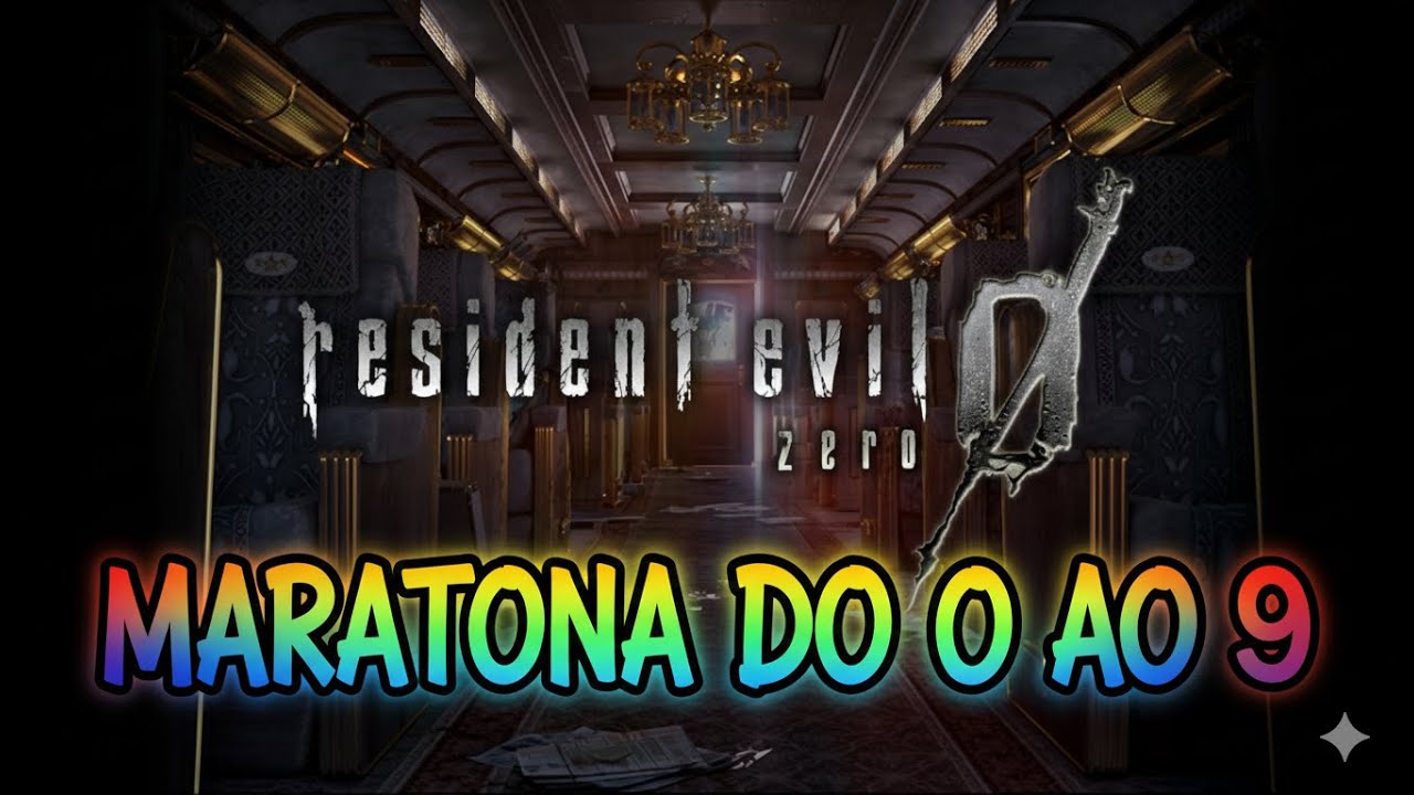 Maratona do 0 ao 9 - RESIDENT EVIL 0 - Gamepla + Pate Papo - Live #2