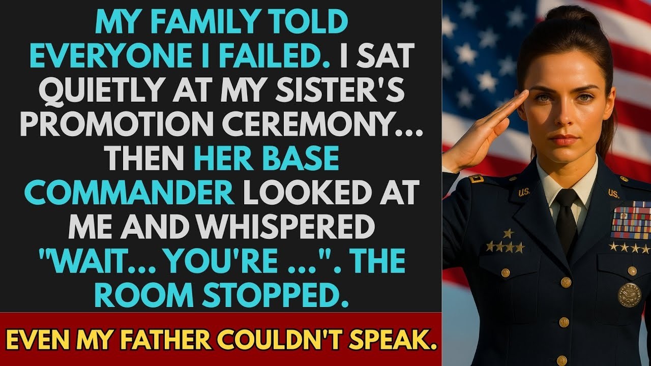 Family Said I Failed—Then the Courtroom Stood When Someone Said  “Ma’am… General Reyes Has Arrived