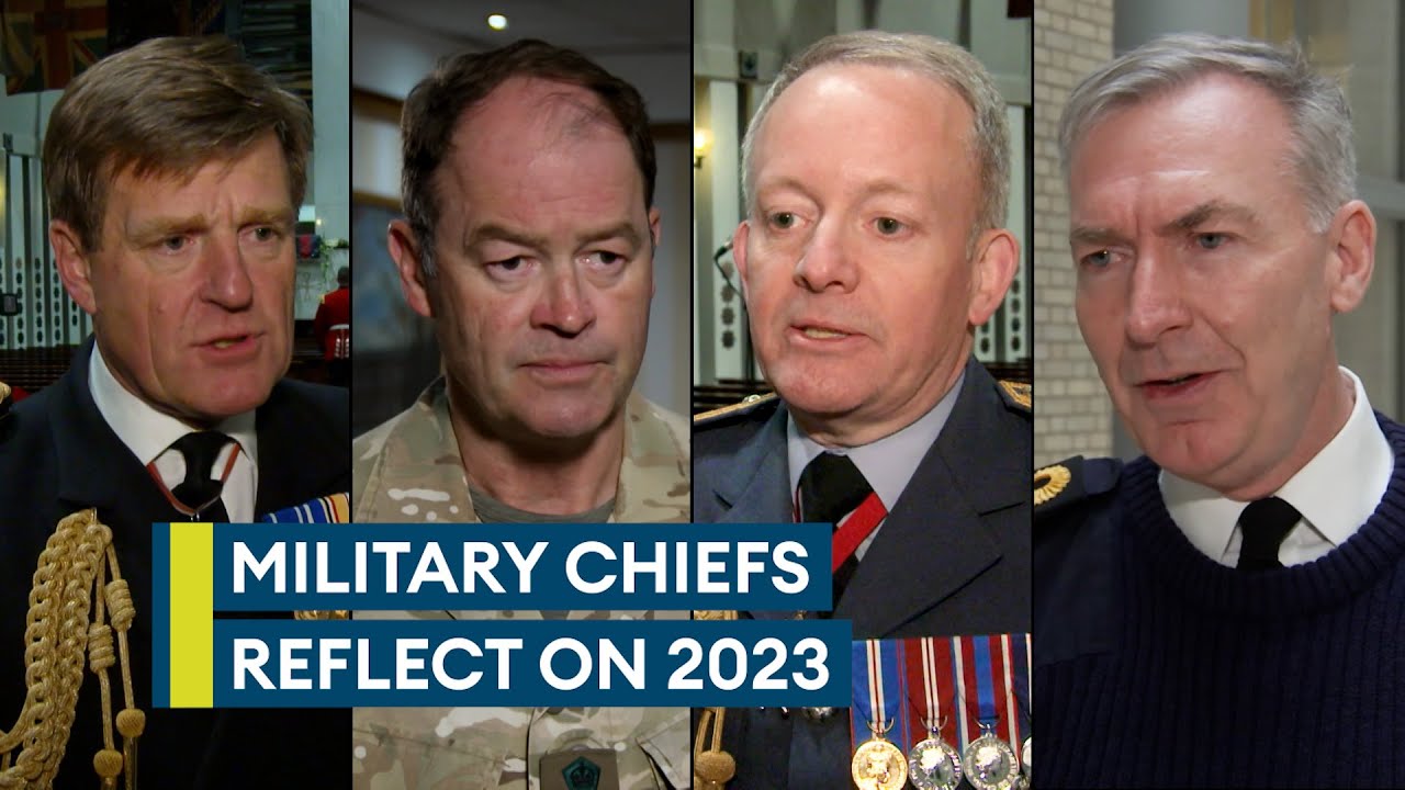 UK defence chiefs pick out their key moments of 2023