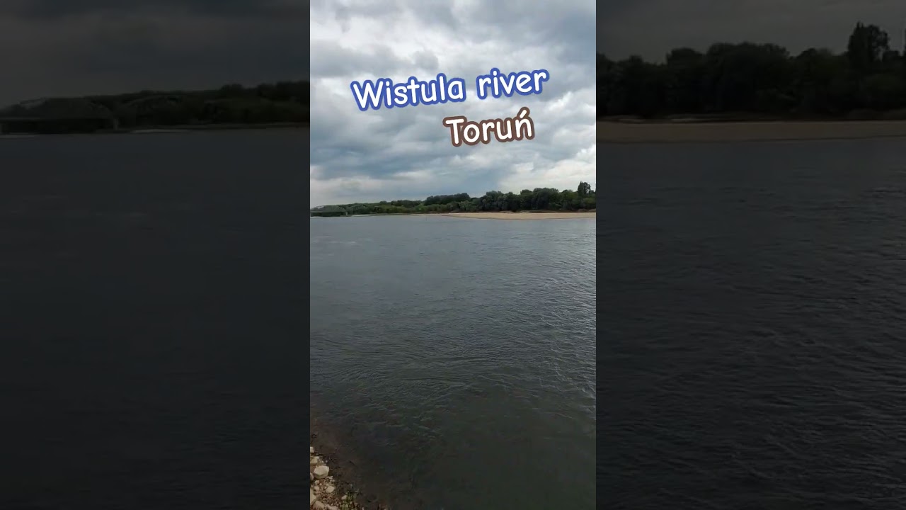 Vistula River in Toruń 🇵🇱 #shorts #vistula #river #poland #torun #polska