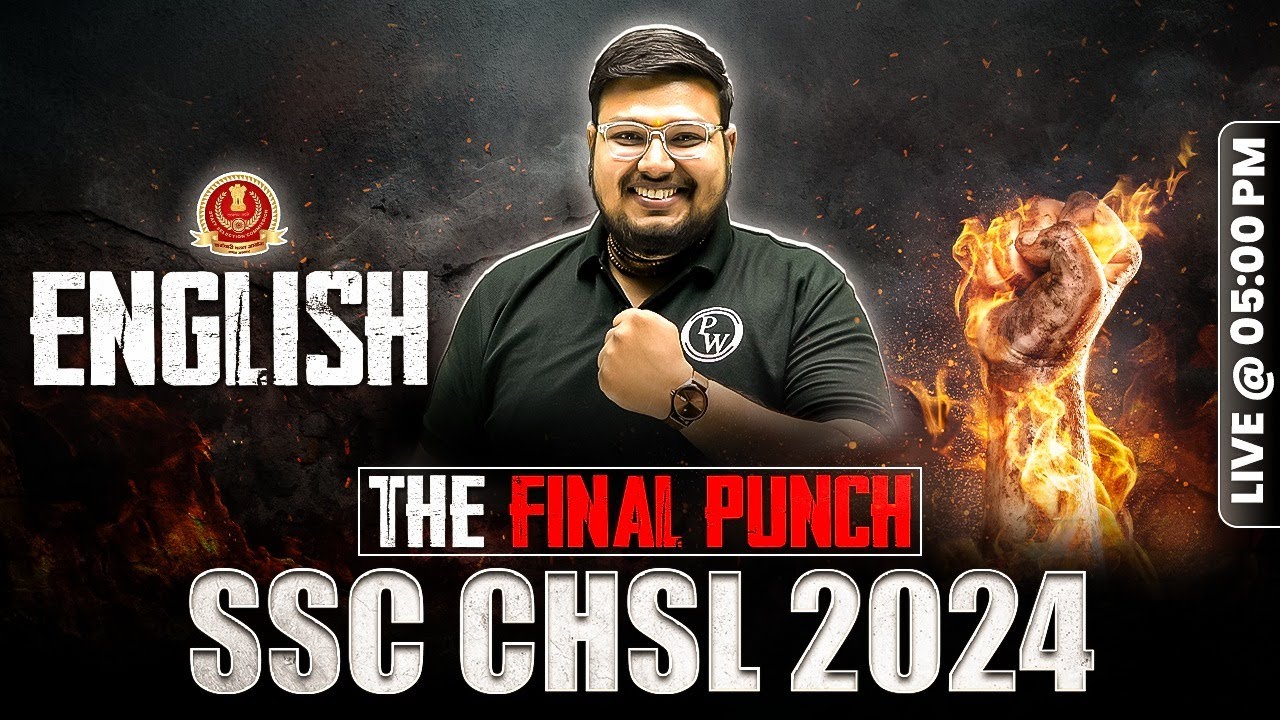 SSC CHSL 2024 | SSC CHSL English | FINAL PUNCH | SSC CHSL Preparation 2024 | English By Bhragu Sir
