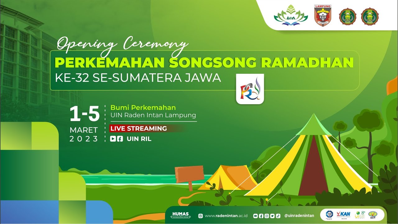 🔴Live | Opening Ceremony Perkemahan Songsong Ramadhan Ke-32 Se-Sumatera Jawa Tahun 2023