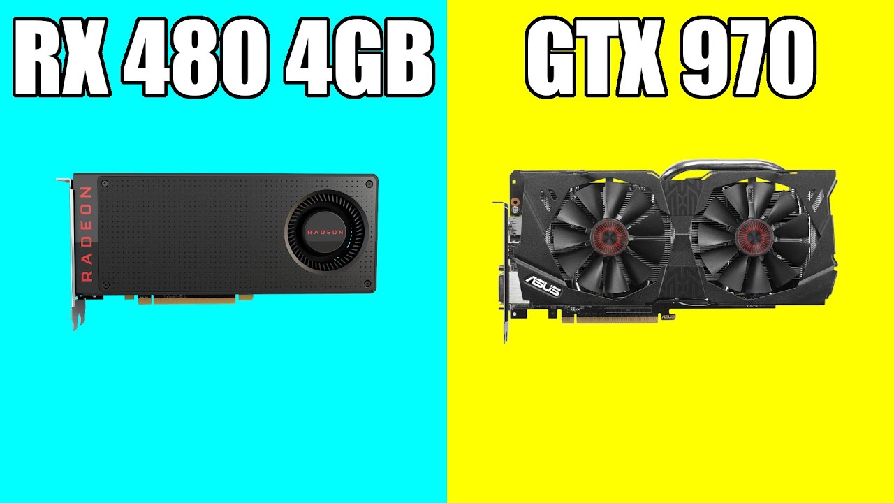 AMD Radeon RX 480 4GB vs Nvidia Geforce GTX 970