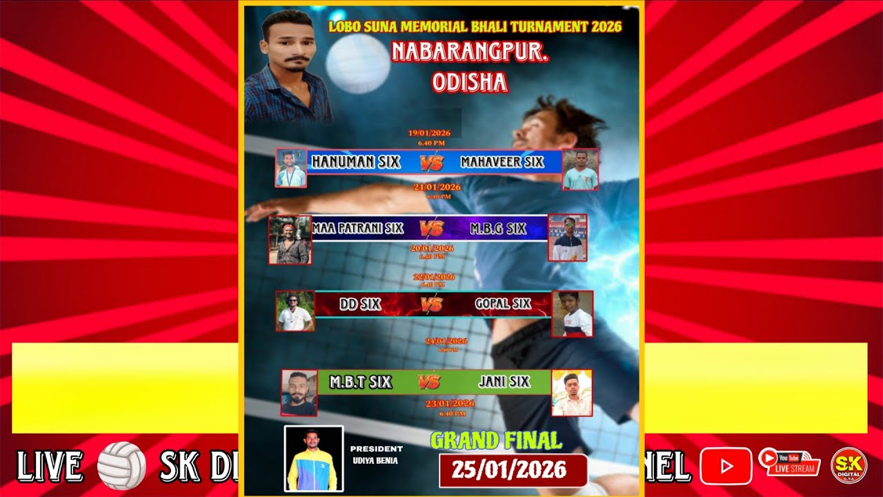LIVE 🔴 HANUMAN SIX (VS) MAHAVEER SIX