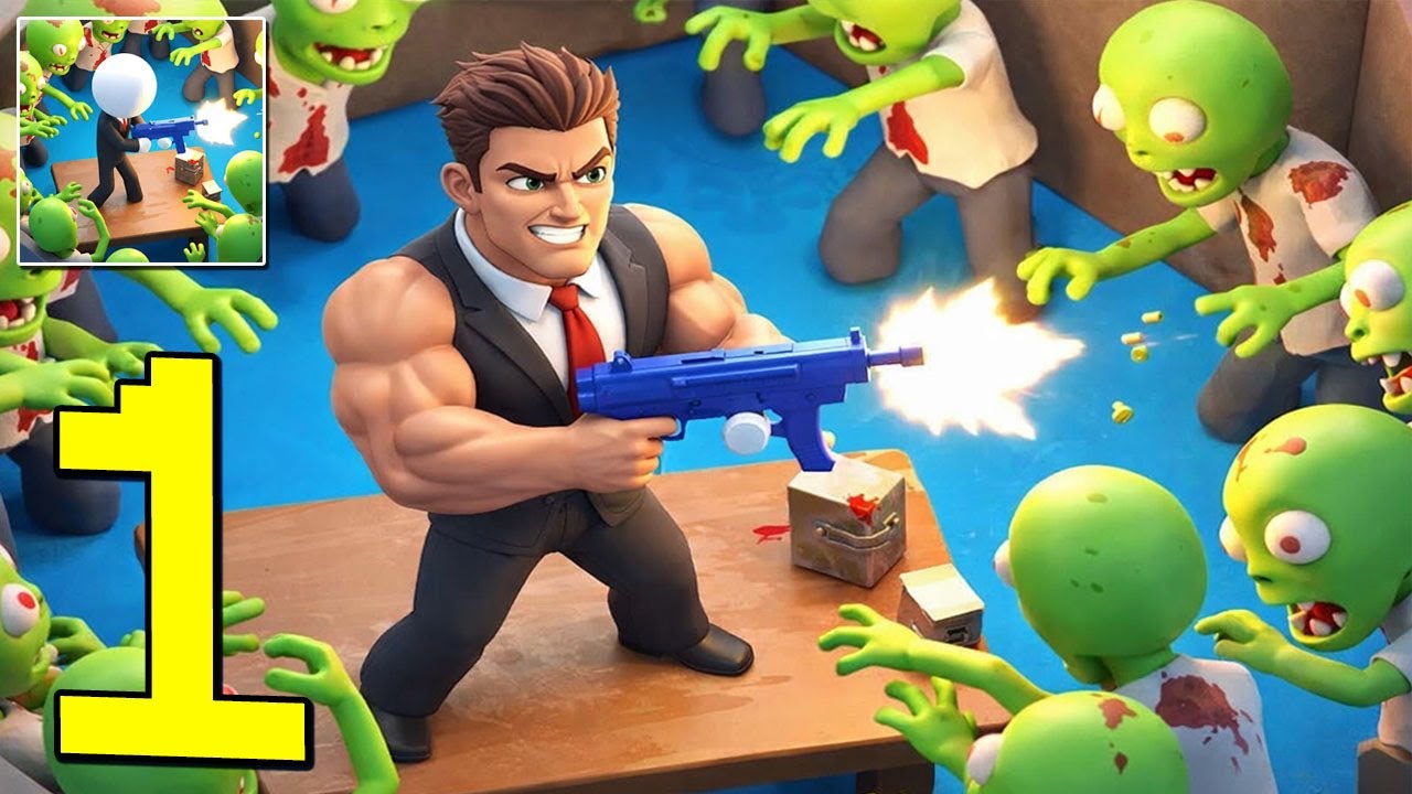 Walkers Attack - Gameplay Walkthrough Part 1 - Shooting Game , Zombie Killer (Android,iOS)