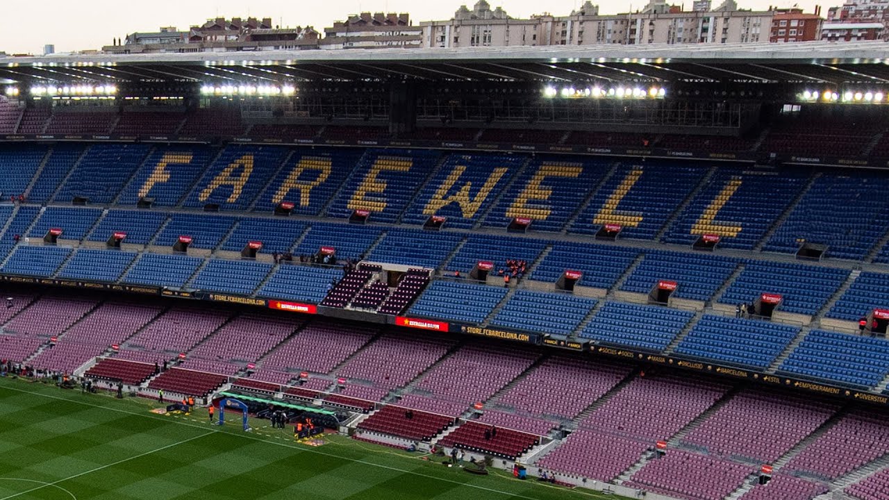 WE SAY GOODBYE TO SPOTIFY CAMP NOU 🥹