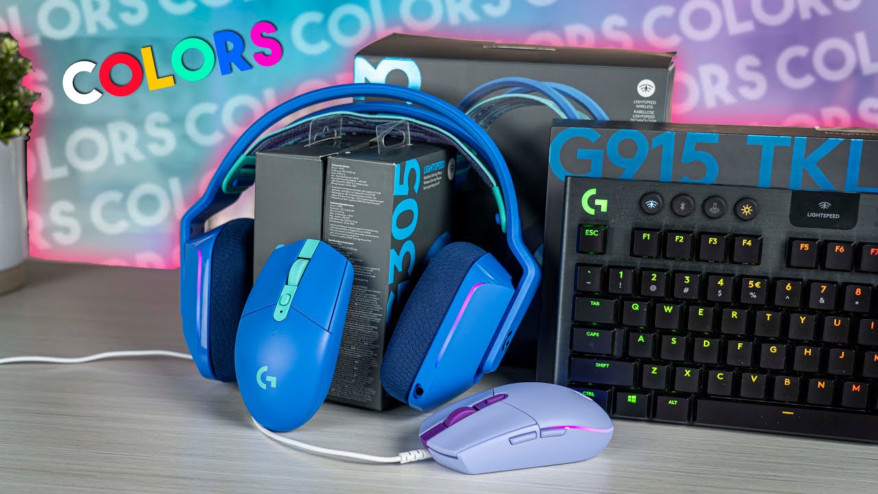 Barevné herní příslušenství Logitech: Když se chcete opravdu lišit! (SROVNÁVACÍ RECENZE #1200)