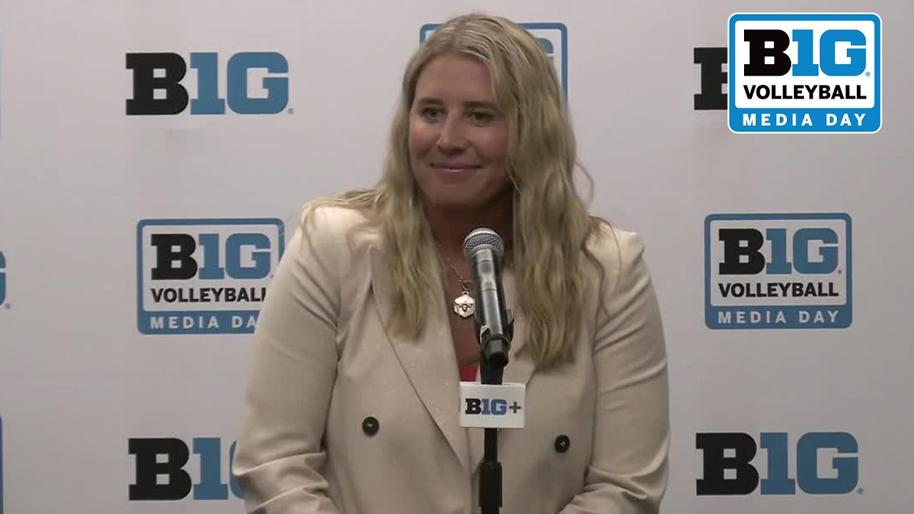 Dani Busboom Kelly & Huskers Preview 2026 Campaign | Big Ten Volleyball Media Day