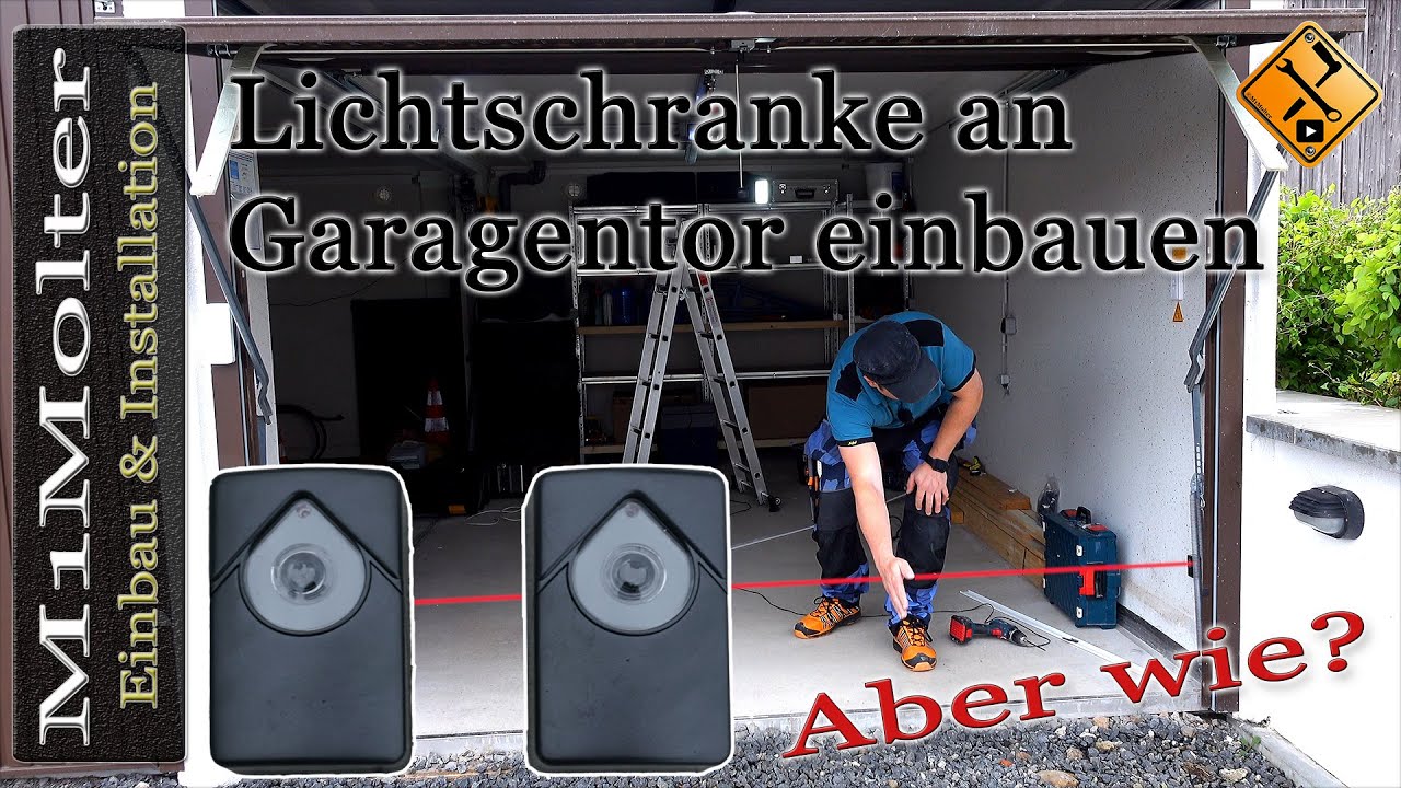Lichtschranke an Garagentor einbauen - Chamberlain ML1000E / M1Molter